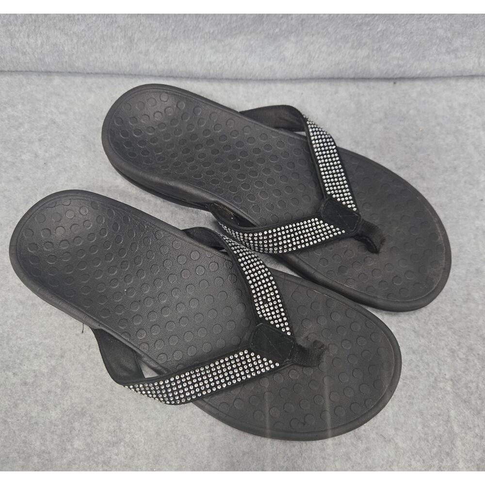 Vionic Flip Flop Tide With Rhinestones